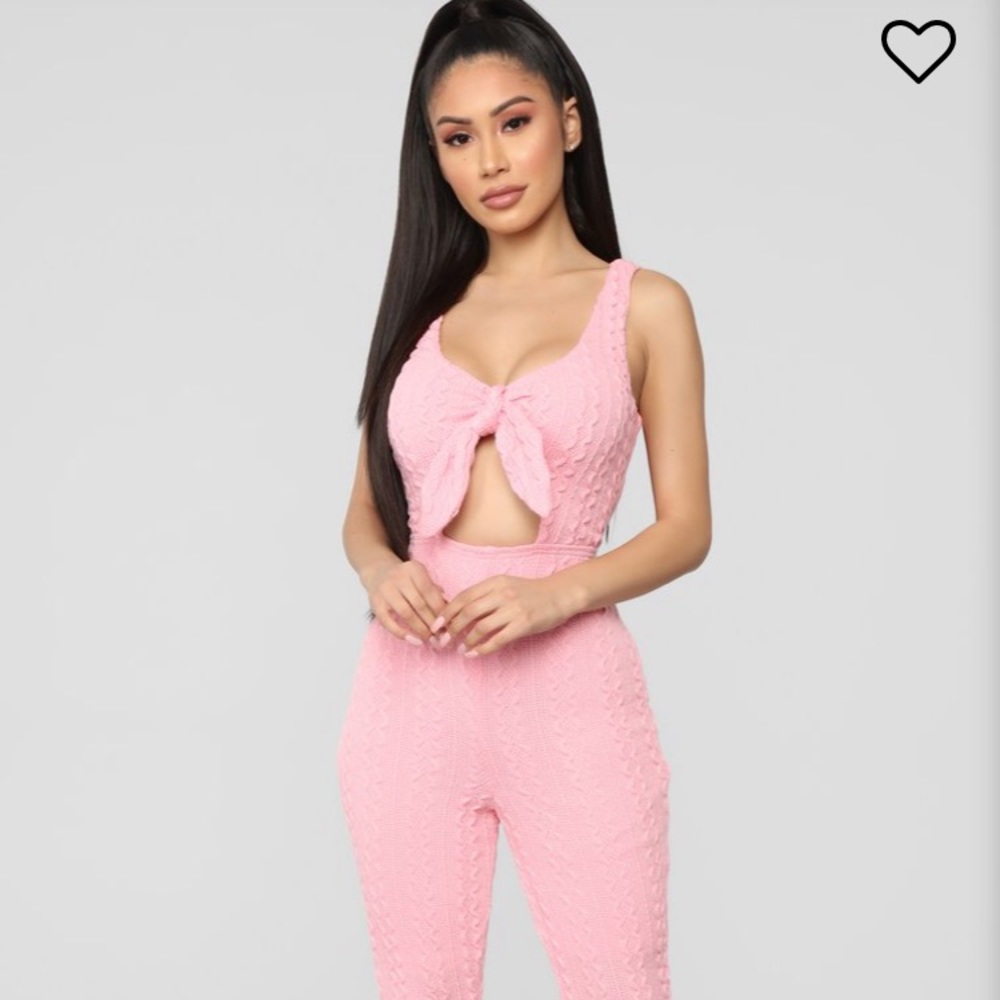 Fashionnova pink jumpsuit🎀